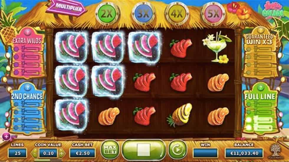 96.30% 玩家回報率 - Spina Colada 熱門老虎機 (Yggdrasil) 