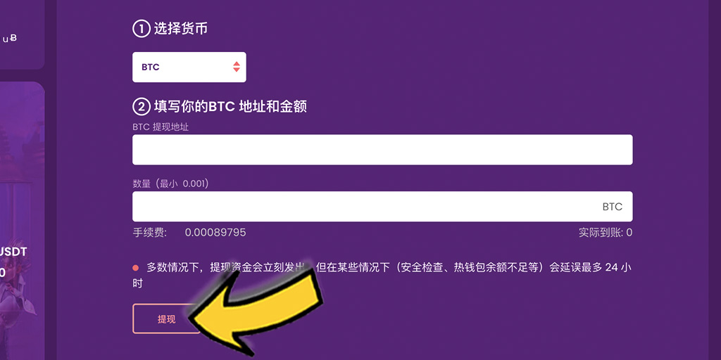 TrustDice Casino 信任骰子比特幣賭場－如何成功出金/提款？
