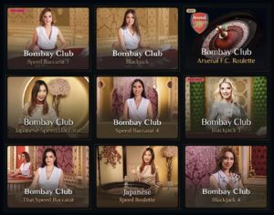 Bombay Club – 豪客室 Livecasino.io